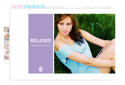 janavackovaphotography.com - Flash based photography website featuring content management system