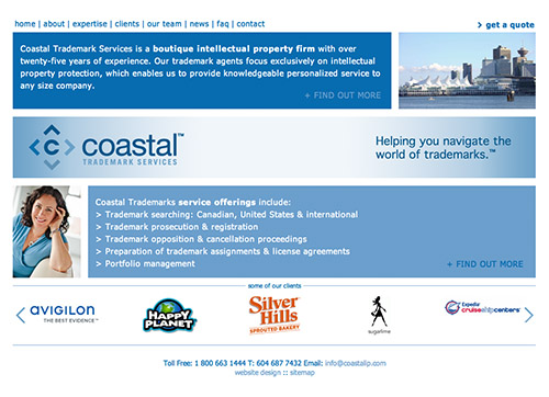 coastalip.com - Wordpress based CMS