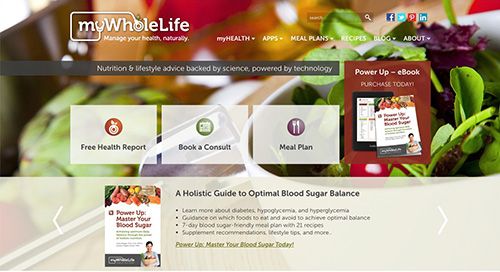 myWholeLife - Wordpress based CMS